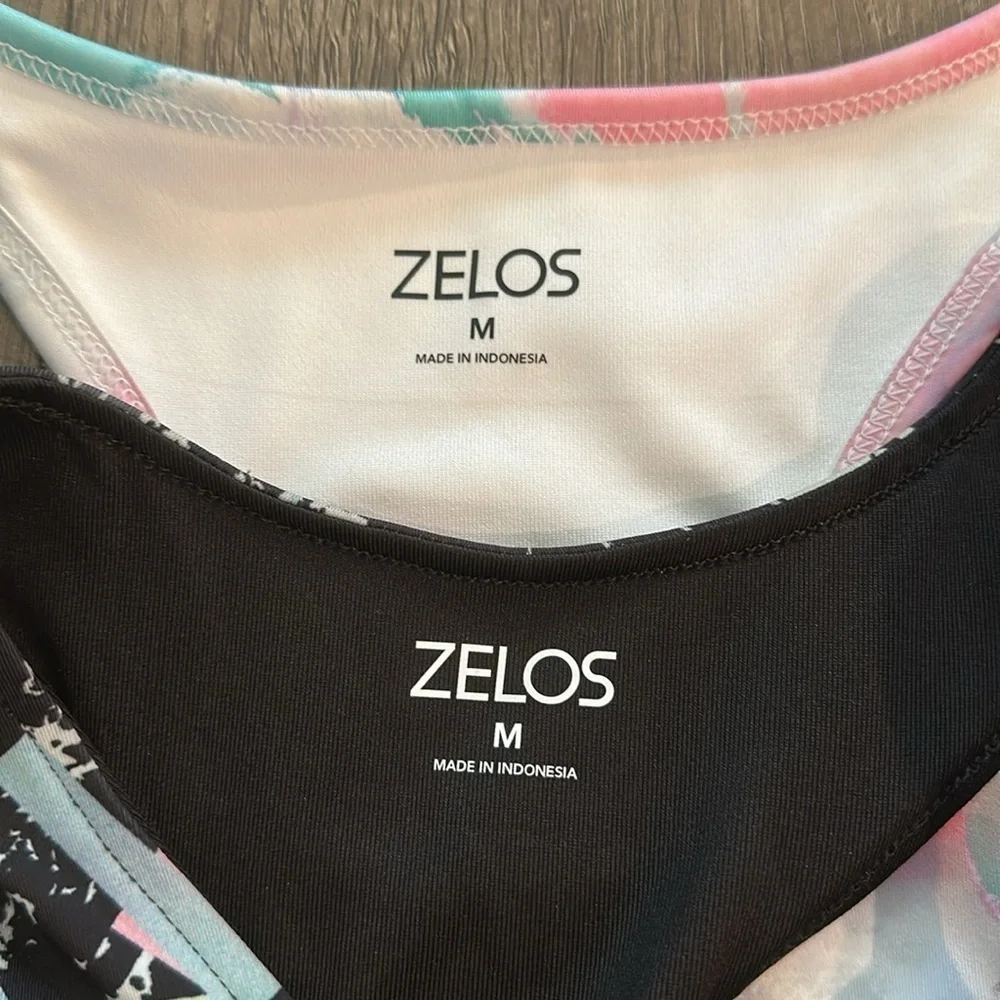 ZELOS sports bra & crop top